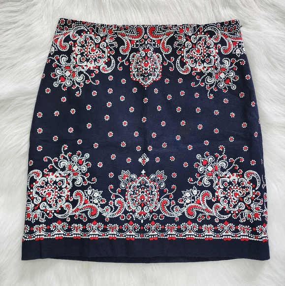 Talbots Dresses & Skirts - Talbots Bandana Dot Patten Skirt NWT